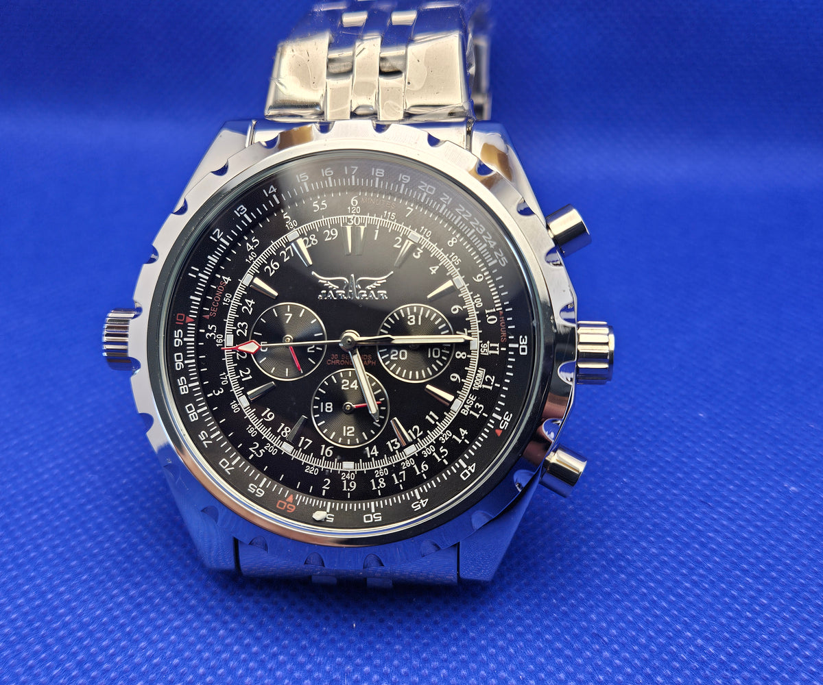 Jaragar Aviation-Style Automatic Pilot Watch (Model TM212)