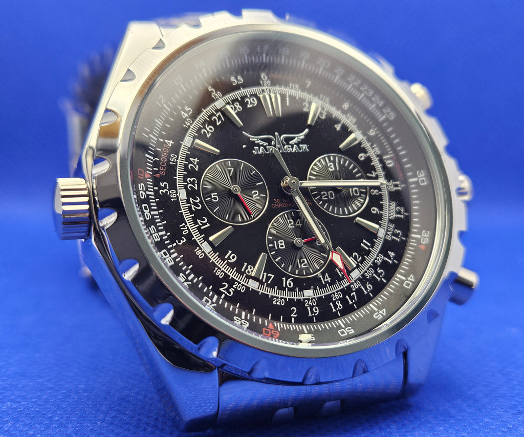 Jaragar Aviation-Style Automatic Pilot Watch (Model TM212)