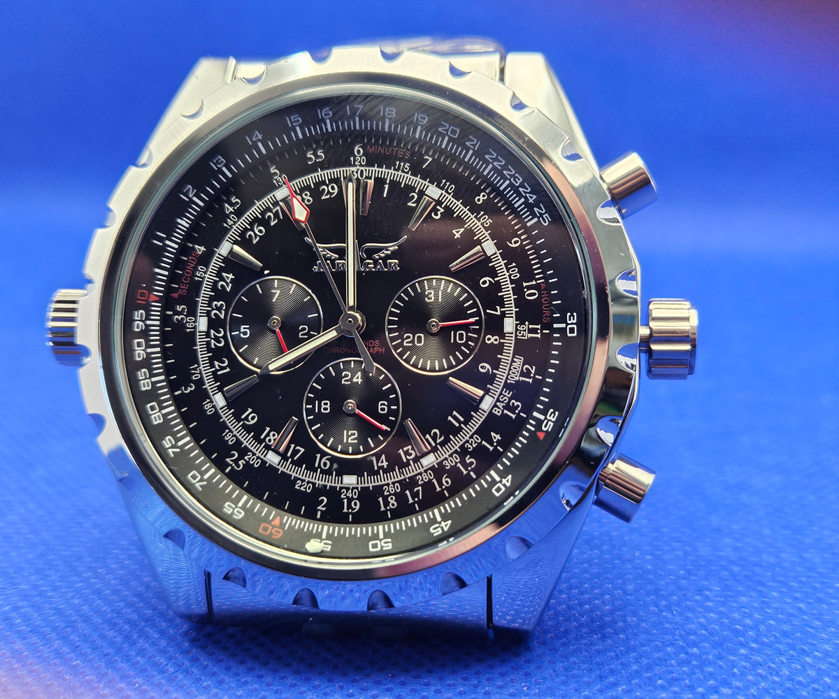 Jaragar Aviation-Style Automatic Pilot Watch (Model TM212)