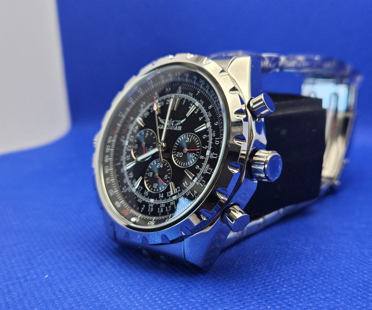 Jaragar Aviation-Style Automatic Pilot Watch (Model TM212)