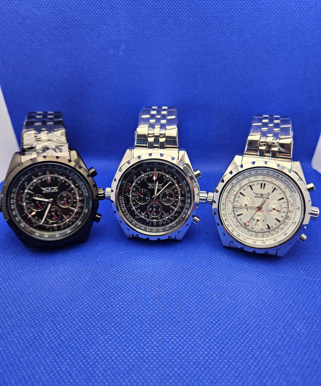 Jaragar Aviation-Style Automatic Pilot Watch (Model TM212)