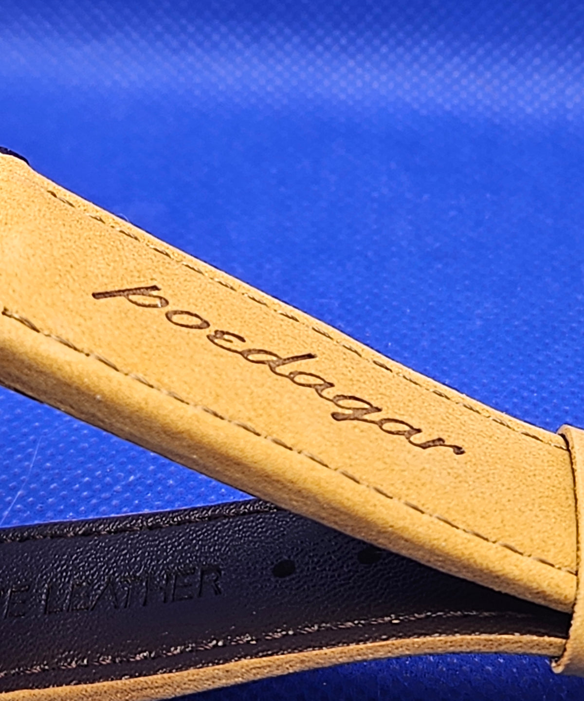 Poedagar Men's Luxury Chronograph Watch | Rose Gold Case & Premium Leather Strap