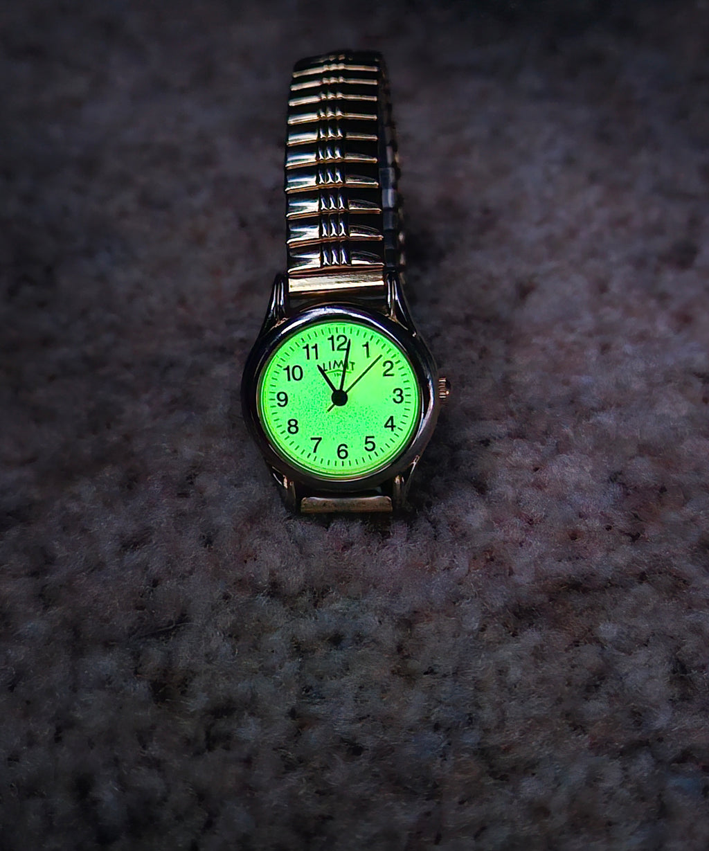 Limit 1912 — Two-Tone Easy-Read Quartz Watch with Full-Lume Glow Dial