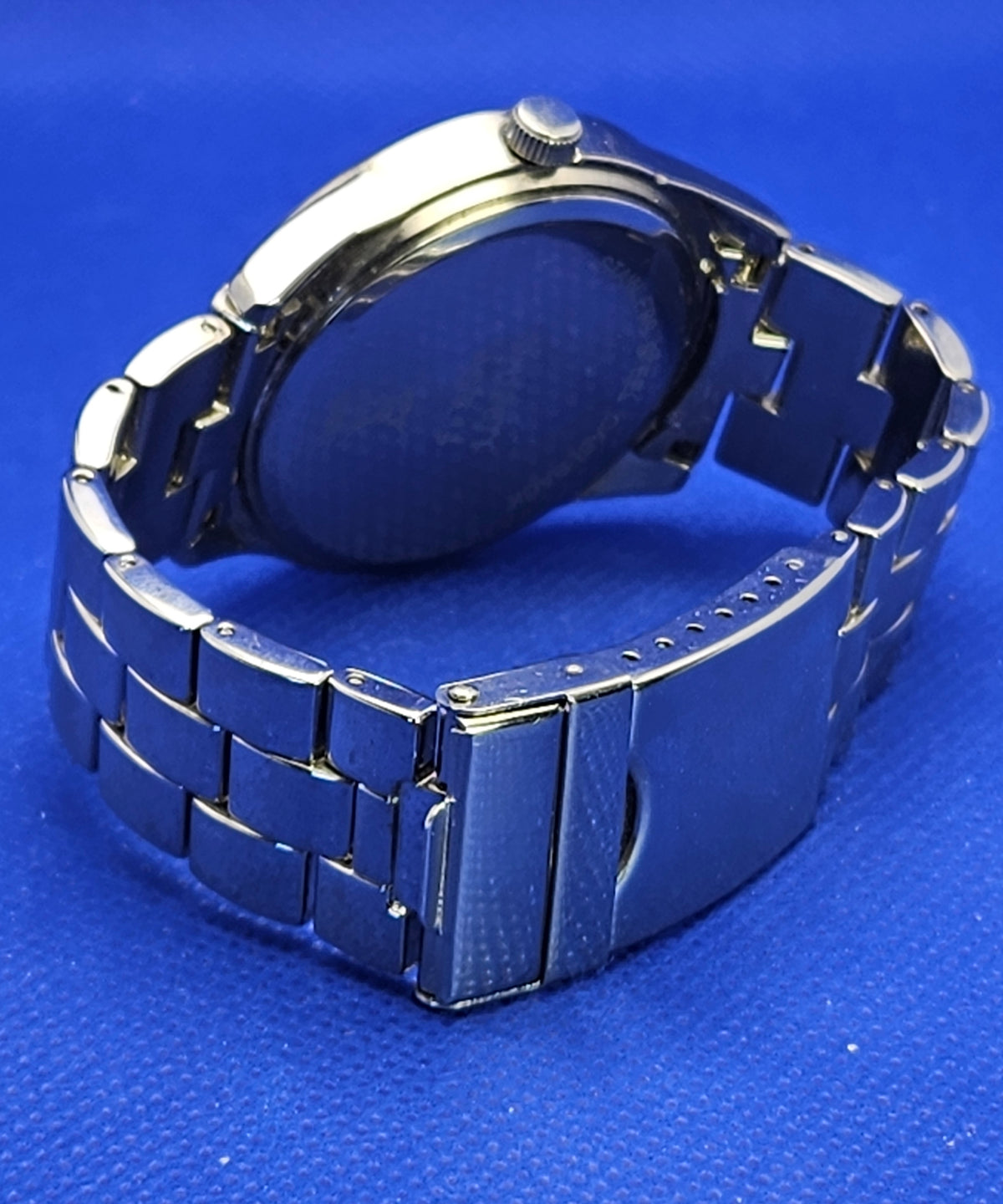 Spirit Ladies Crystal-Set Bezel Quartz Watch — Silver Tone with Glitter Dial