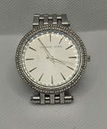 The Michael Kors Darci Silver-Tone Crystal Watch (MK-3190)