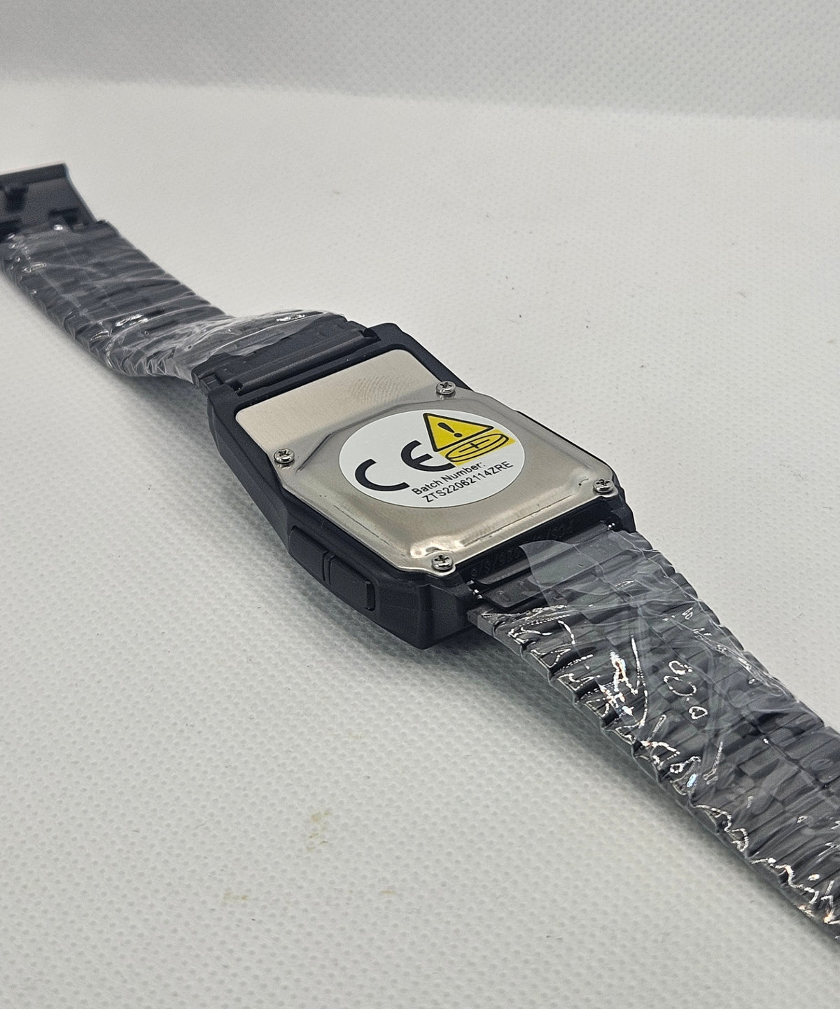 Retro Black Digital Calculator Watch | Vintage Phonebook Wristwatch