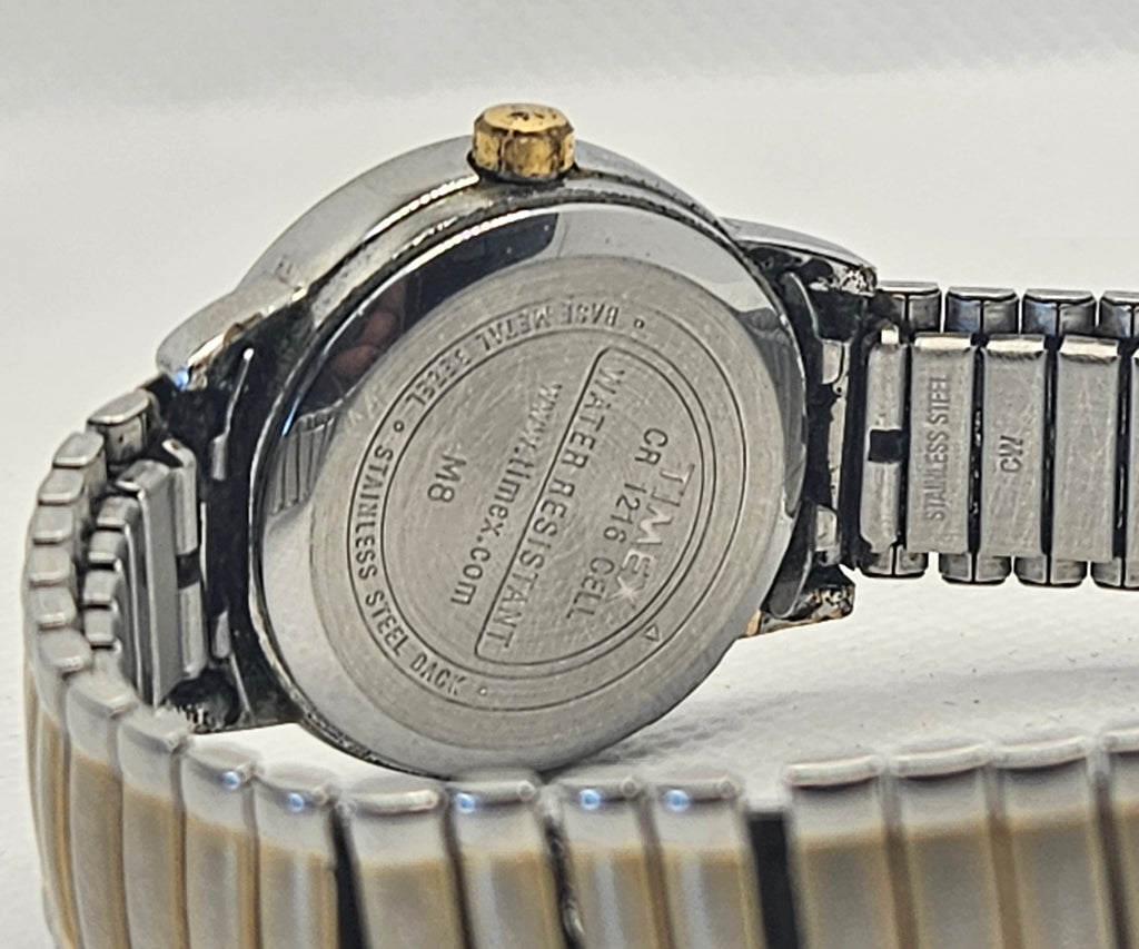 Vintage 2004 Timex Indiglo Two-Tone Expansion Watch