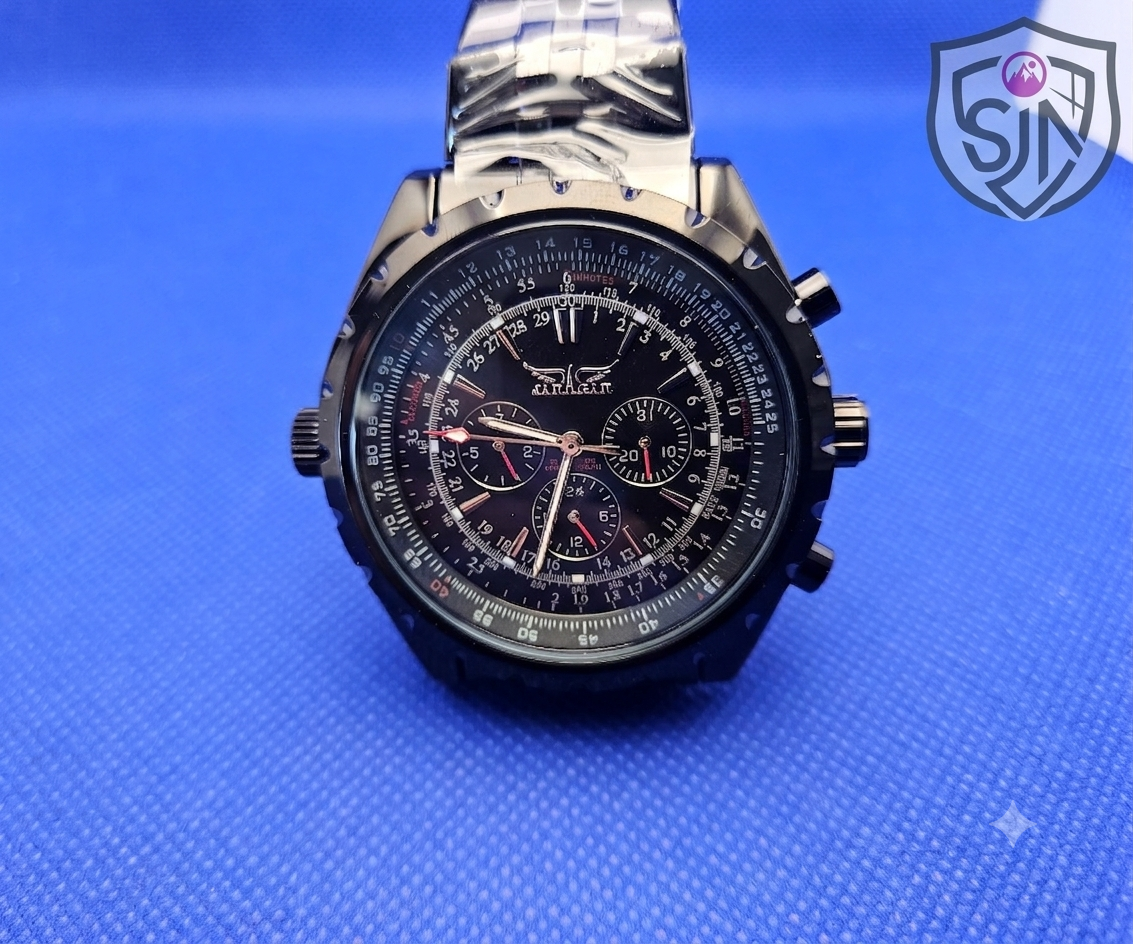 Jaragar Aviation-Style Automatic Pilot Watch (Model TM212)