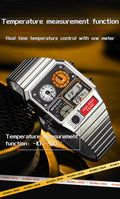 SAMDA Retro Dual-Zone Ana-Digi Temp Watch – Stealth Black Edition